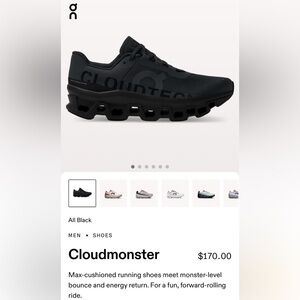 On Running Black Sneakers